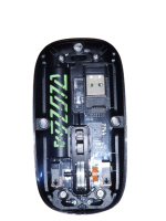 Grind Black-Transparent Wireless USB + Bluetooth Rechargeable Mouse - Image 4