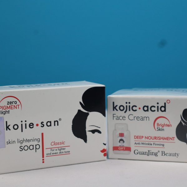 Kojie San Soap & Kojic Acid Face Cream Combo