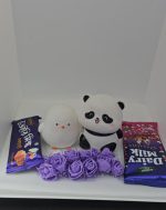 Couple Package 3 – Panda & Chicken Cute Combo Gift Box