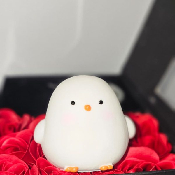 White Chick Night Light Baby